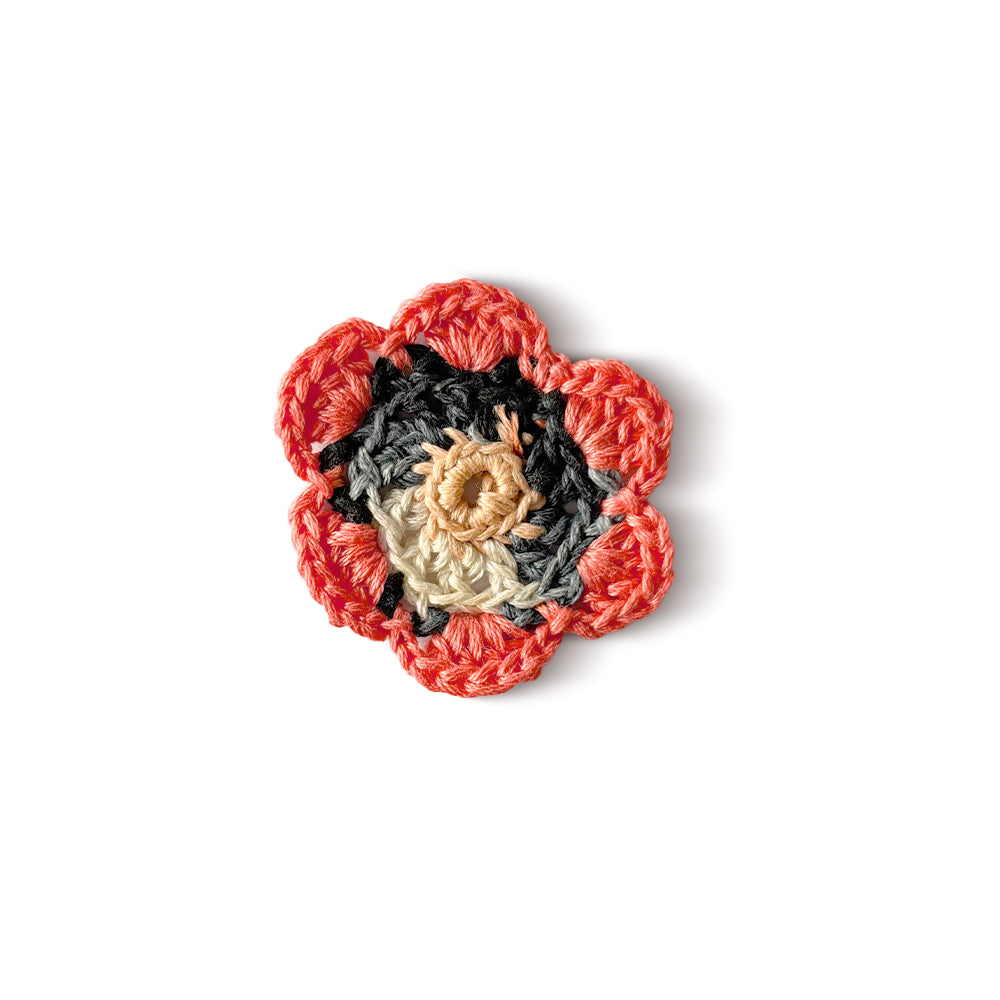 Coral Dusk Crochet Appliqué - Madhues