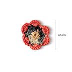 Coral Dusk Crochet Appliqué - Madhues