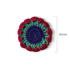 Jewel Garden Crochet Appliqué - Madhues