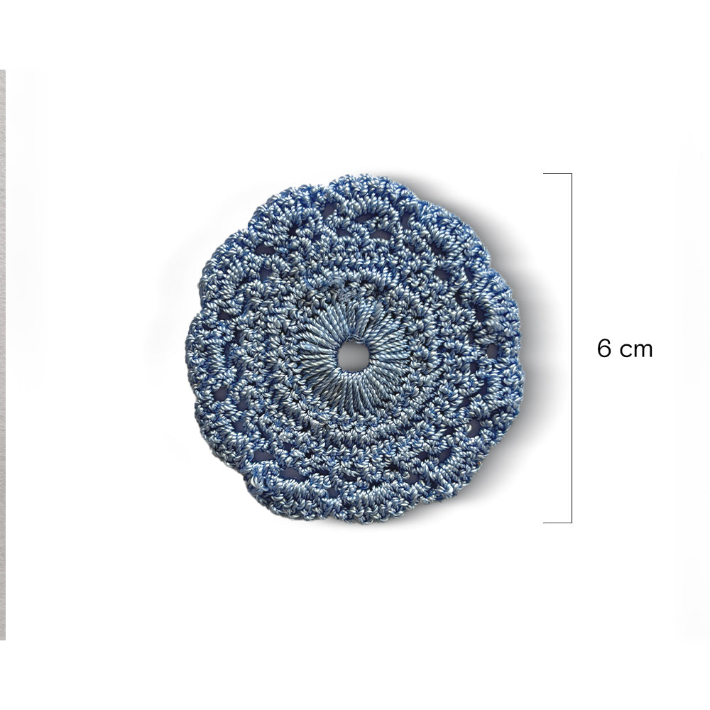 Blue Frost Decorative Motif - Madhues