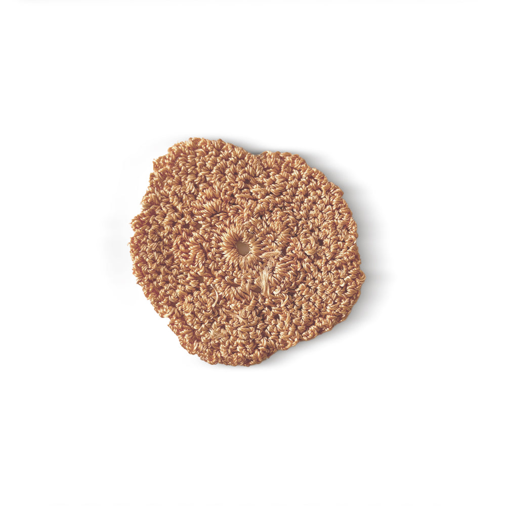 Taupe Bloom Crochet Motif - Madhues