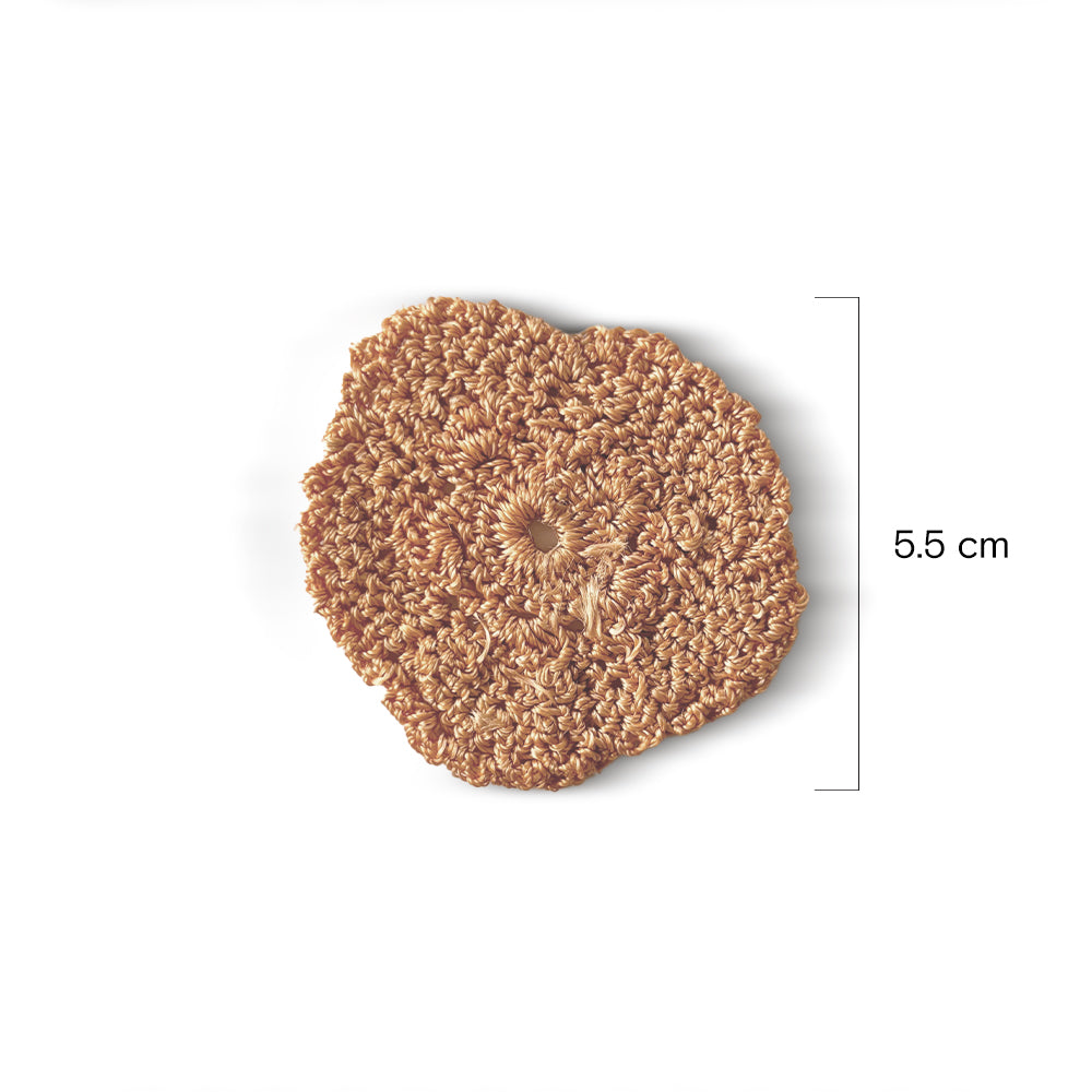Taupe Bloom Crochet Motif - Madhues