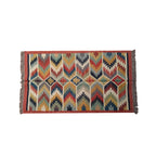 Handwoven Geometric Multi-Color Durrie Rug | Artisan Crafted