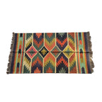 Earthy Diamond Tribal Durrie Runner - Image 1