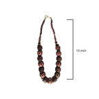 The Tribal Etched Barrel Necklace