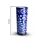 Deep Azure Serenity Decorative Vase - Image 2
