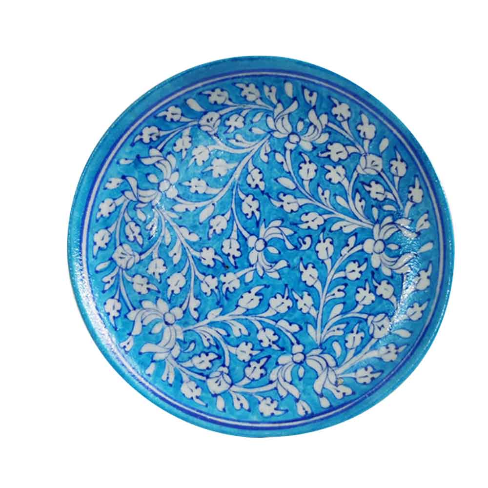 Mughal Vine Ceramic Serving Platter - Image 1