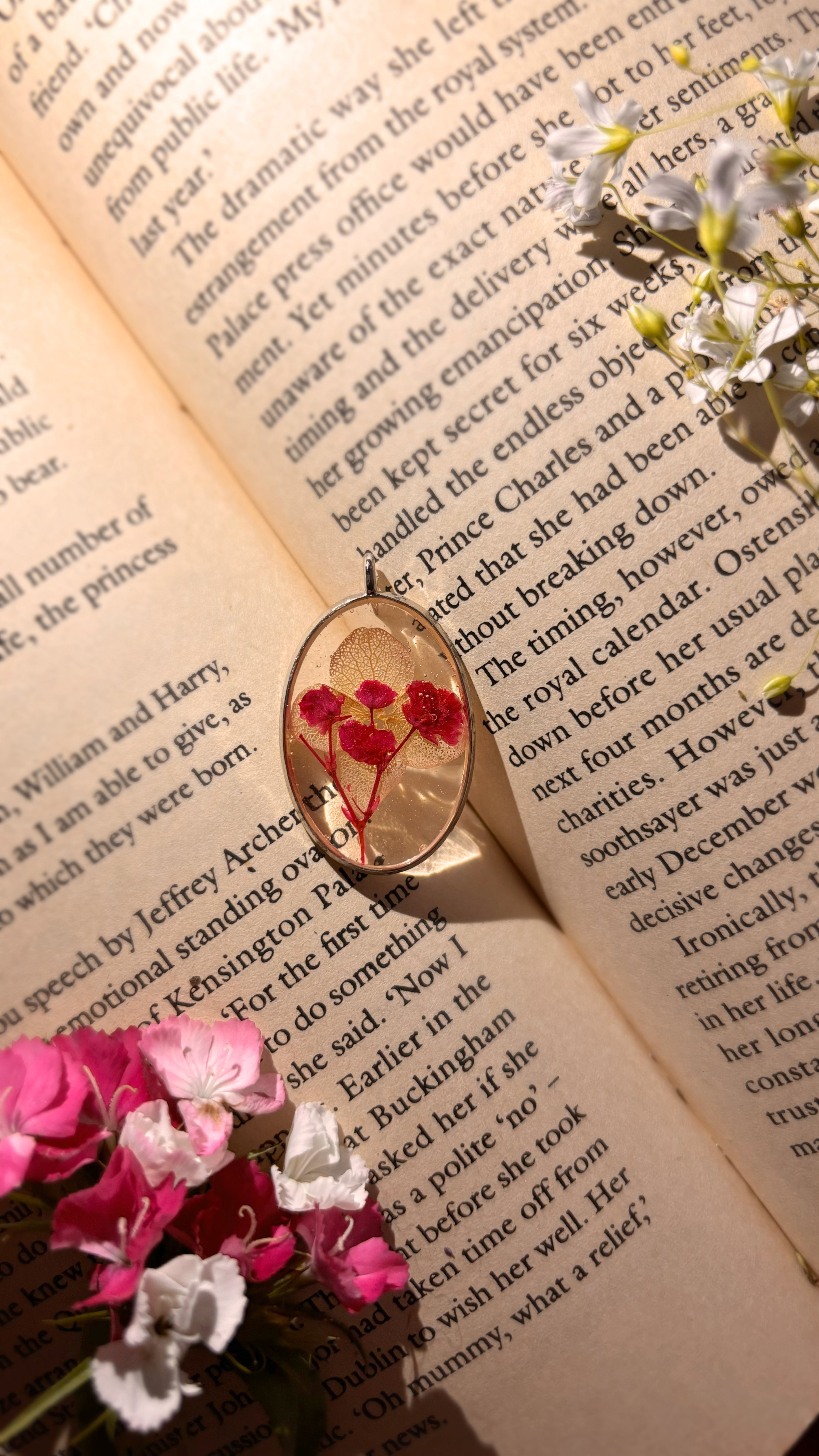 Crimson Blossom Charm - Madhues