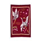 Twin Crane Nakshi Kantha Hand-Embroidered Wall Decor