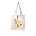 Blush Bloom Hand-Painted Canvas Tote Bag
