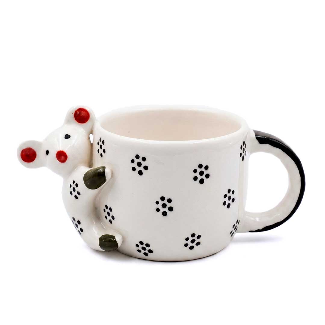 50-Piece Rustic Ceramic Cup Set Featuring Mixed Colors & Handmade Styles