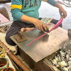 Vibrant Handcrafted Enamel & Stone Bangle Set - Madhues
