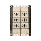 Dhokra Weaving Handwoven Geometric Accent Rug