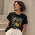 Hand Painted Folk Art Bird T-Shirt