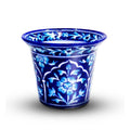 Cobalt Serenity Blue Pottery Planter - Image 1