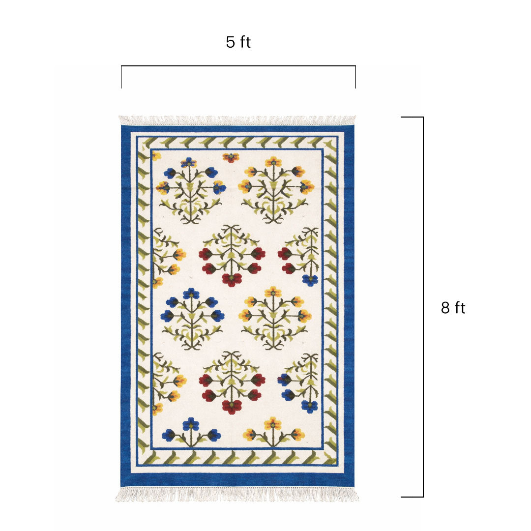 Floral Kilim Rug 