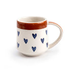 50-Piece Rustic Ceramic Cup Set Featuring Mixed Colors & Handmade Styles