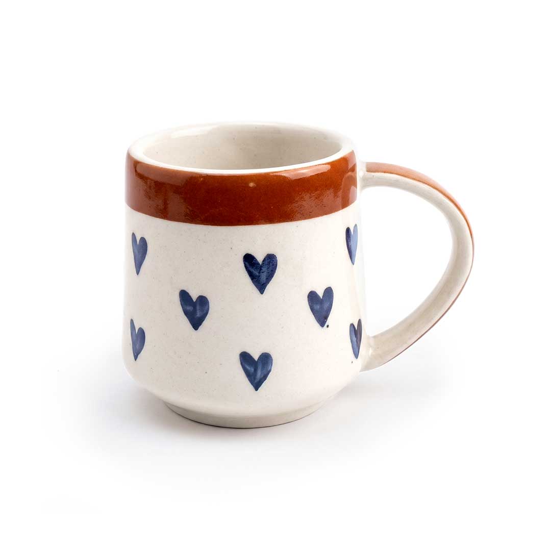 50-Piece Rustic Ceramic Cup Set Featuring Mixed Colors & Handmade Styles