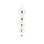 Rustic Brass Harmony Hanging Bells Garden Chime
