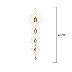 Rustic Brass Harmony Hanging Bells Garden Chime