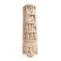 Gamari Wood Narrative Wall Mask with Mythological Carvings