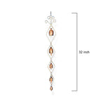 Rustic Metal Diamond Bell Wind Chime