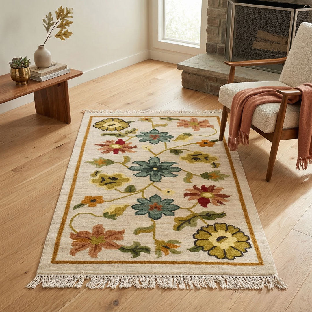 floral area rug