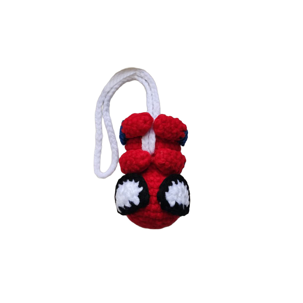 Crochet Superhero Amigurumi Keychain Plushie