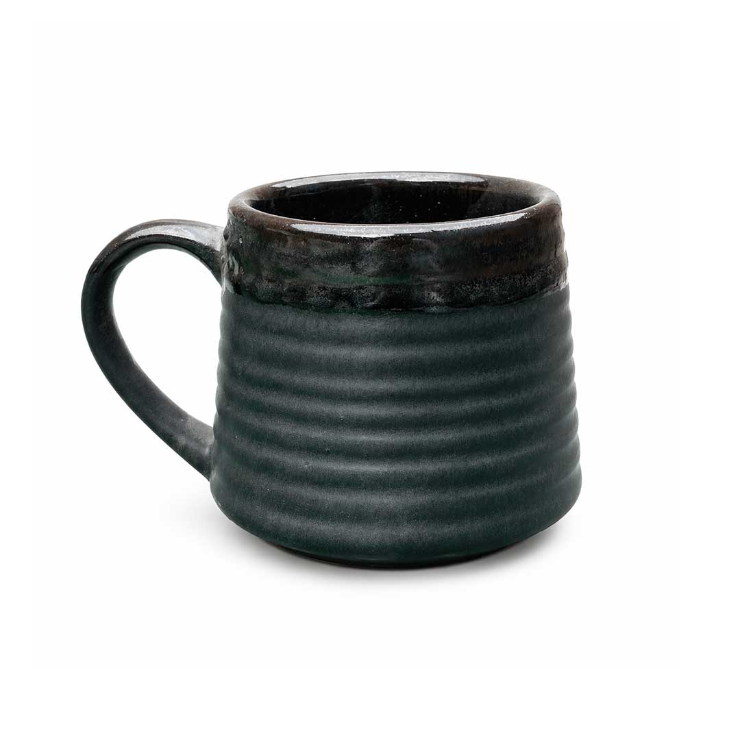 50-Piece Rustic Ceramic Cup Set Featuring Mixed Colors & Handmade Styles
