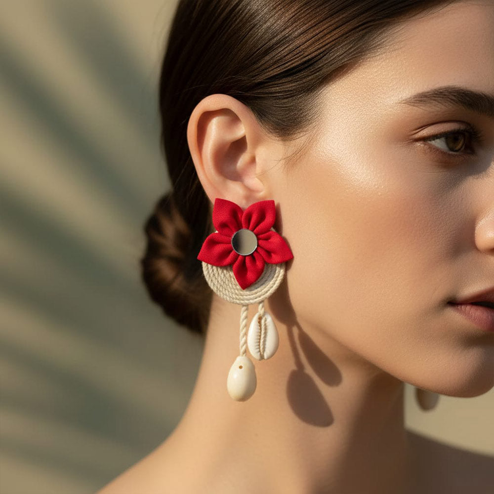 Beach Bum – Handmade Boho Shell Earrings