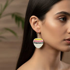 Polka Dot Drop Earrings