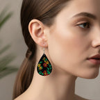 Garden Bloom Teardrop Earrings