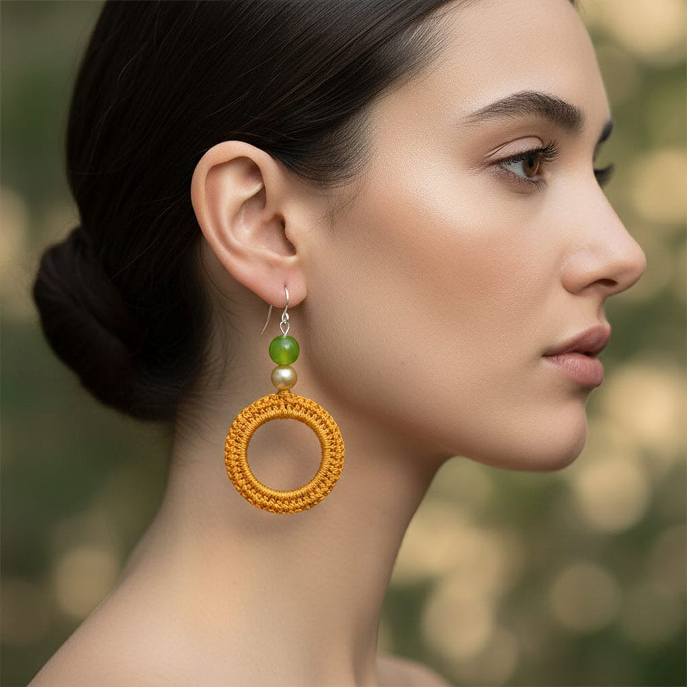Golden Hoop Earrings
