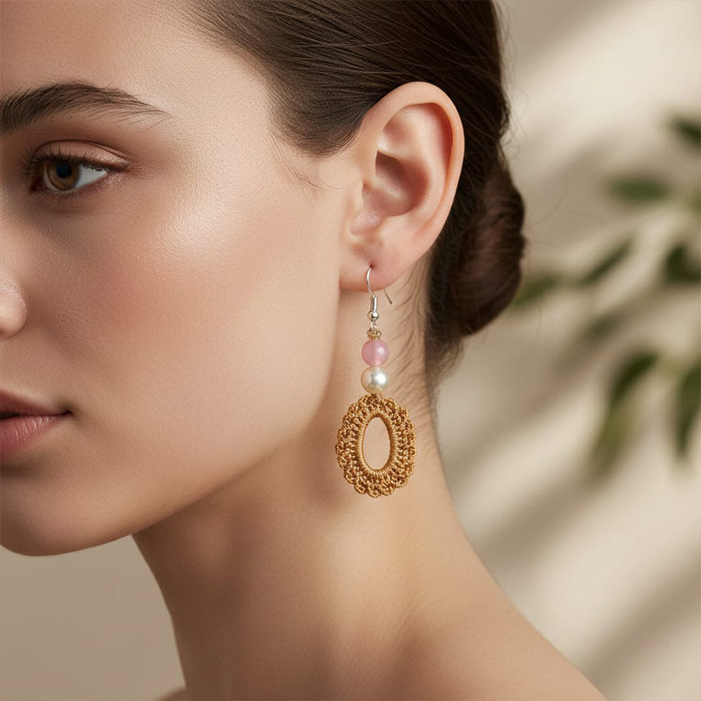 Crochet Charm Earrings