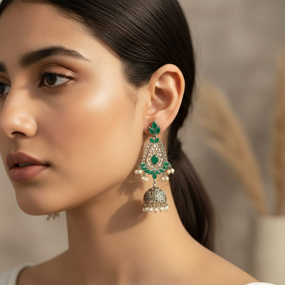 Royal Filigree Jhumkas