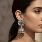 Rajasthani Mirror Magic Jhumkas