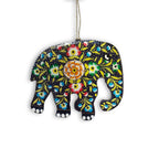 Hand-Painted Indian-Inspired Assorted Christmas Ornaments (Set of 5) - Madhues