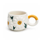 50-Piece Rustic Ceramic Cup Set Featuring Mixed Colors & Handmade Styles
