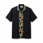 Hand Painted Gond Art Tree & Birds Black Shirt