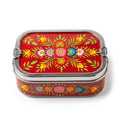 Crimson Garden Hand Painted Stainless Steel Tiffin Box