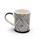 50-Piece Rustic Ceramic Cup Set Featuring Mixed Colors & Handmade Styles
