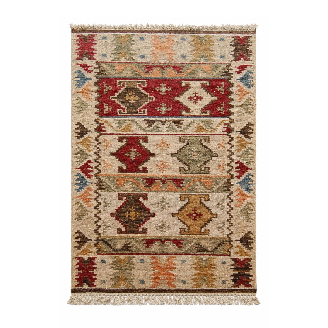 Tribal Medallion Kilim Rug