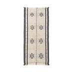Hand-Woven Dhokra Weaving Tribal Geometric Cream Runner