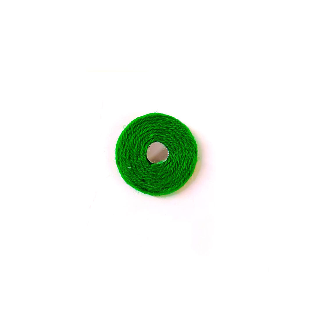 Handmade Green Jute Mirror Ring