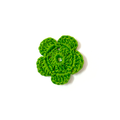 Lucky Clover Crochet Buttons - Madhues