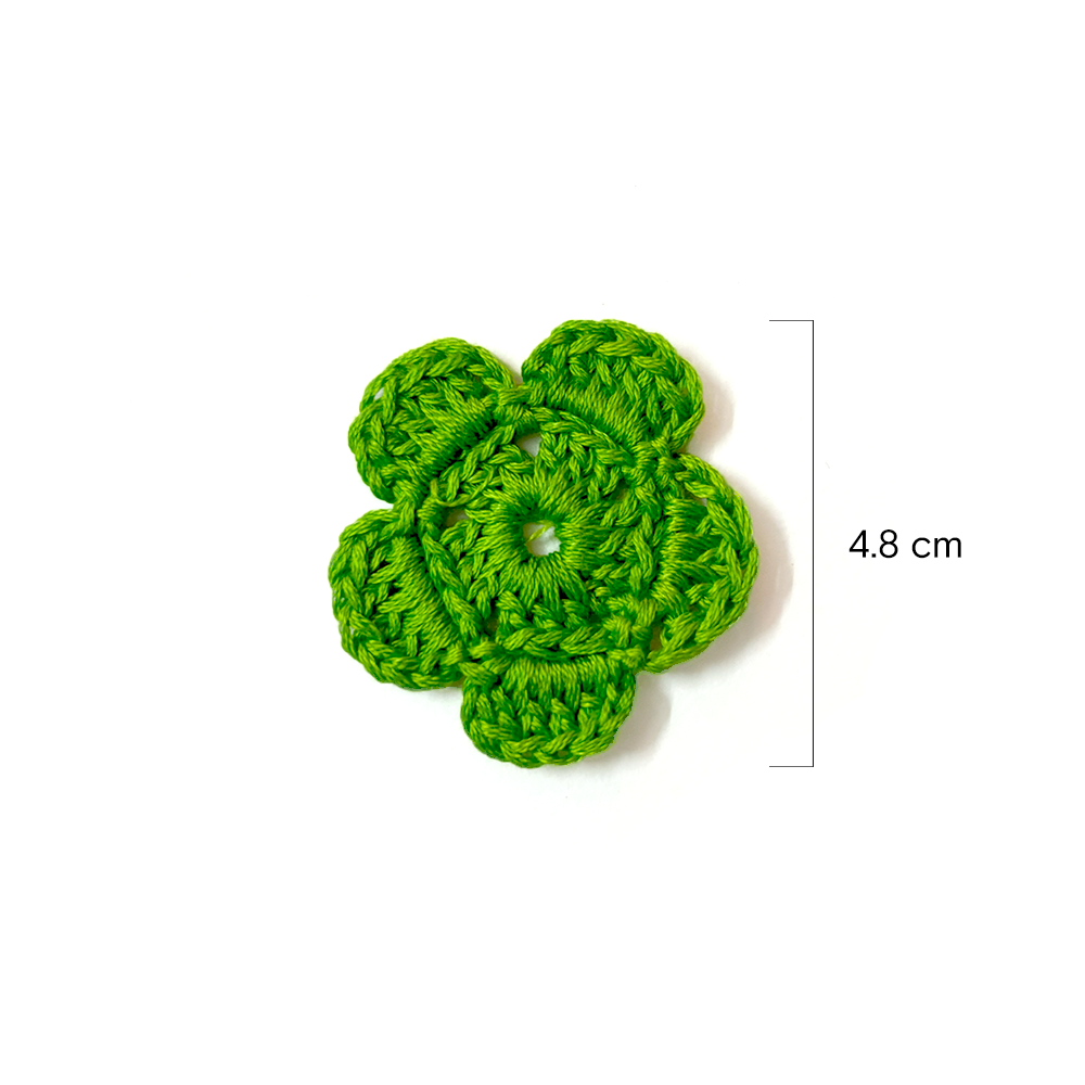 Lucky Clover Crochet Buttons - Madhues