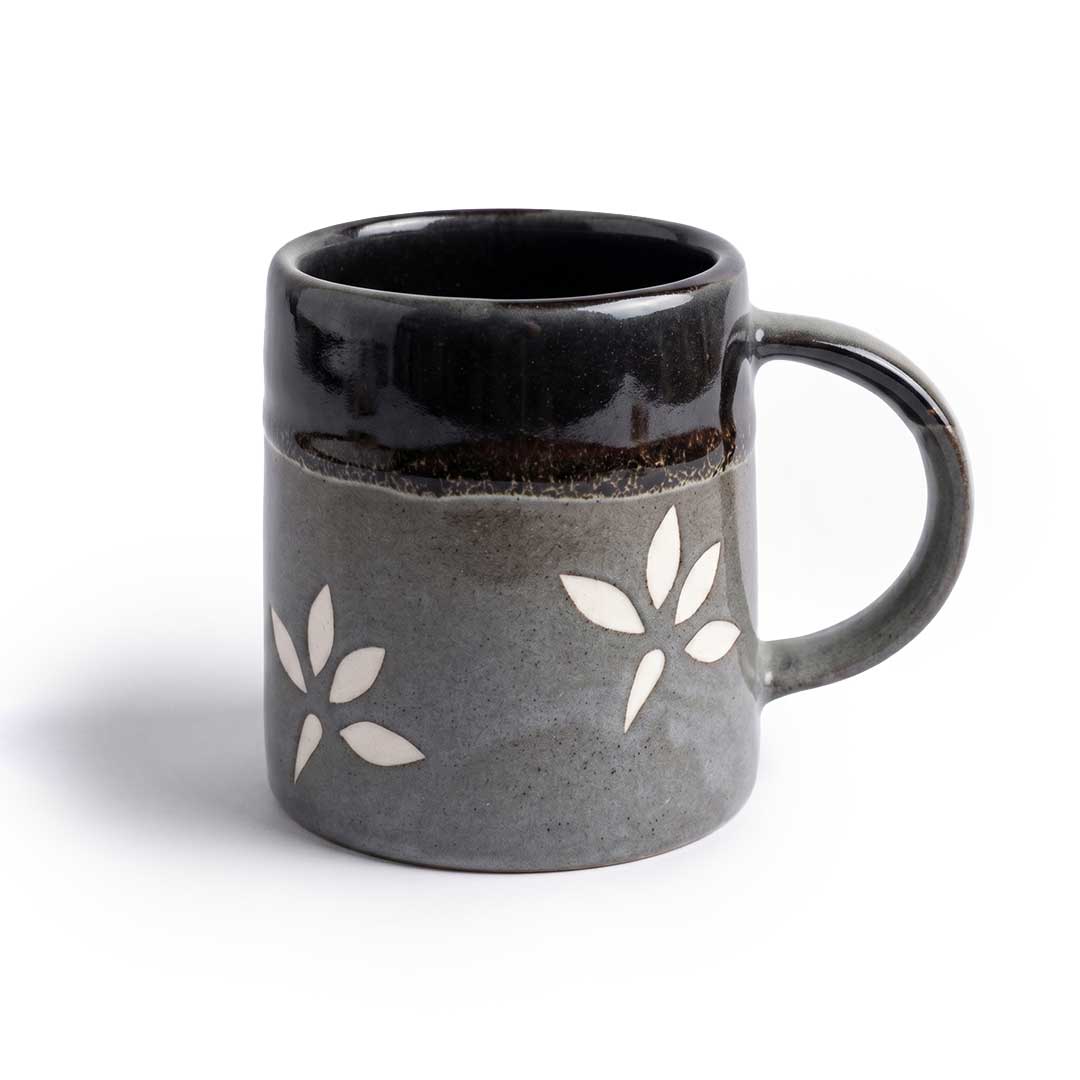 50-Piece Rustic Ceramic Cup Set Featuring Mixed Colors & Handmade Styles