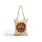 Lord Jagannath Puri Art Handmade Canvas Tote Bag