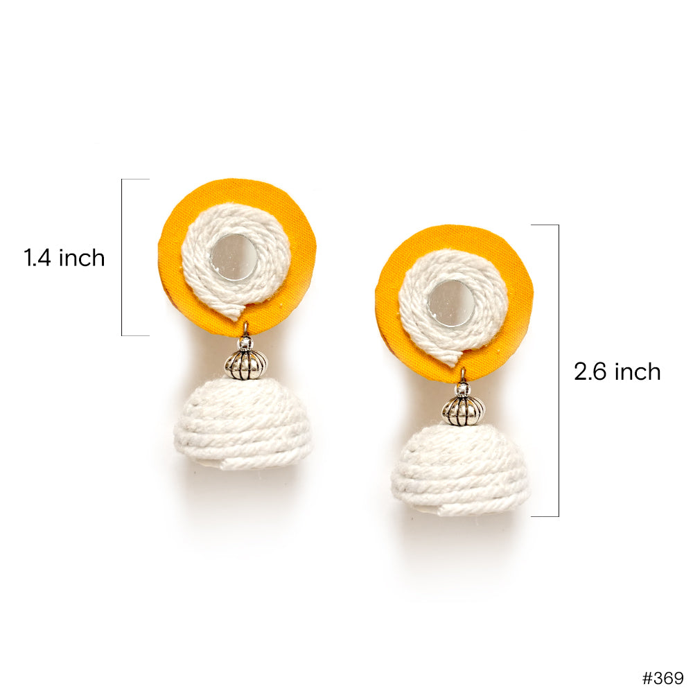 Artisanal Rope Bell Drop Earrings - Madhues