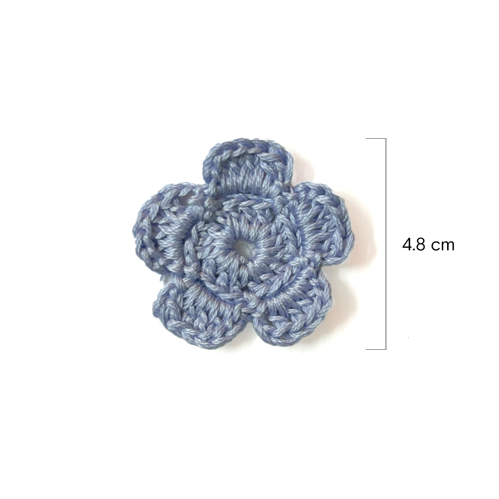 Monsoon Sky Crochet Buttons - Madhues